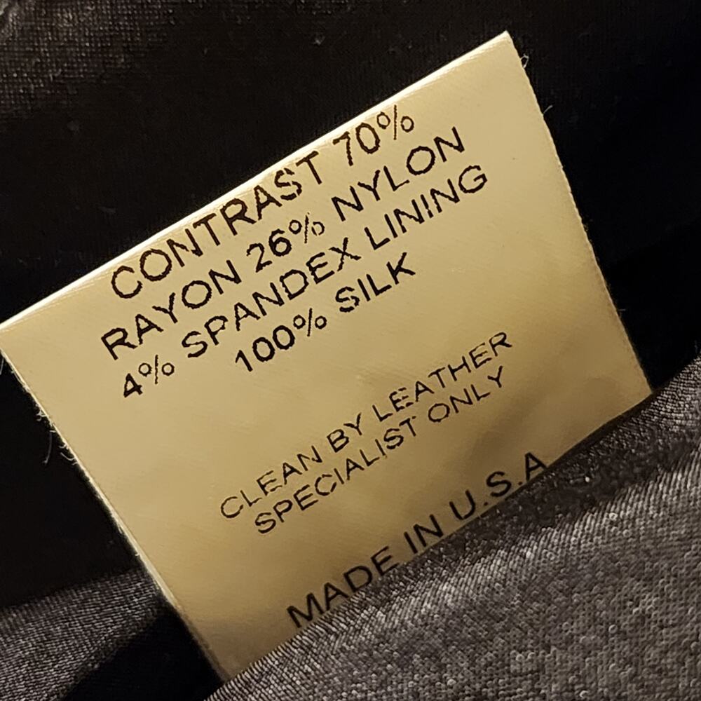 Poleci Black Brown Midi Size 6 Skirt - Picture 8 of 8